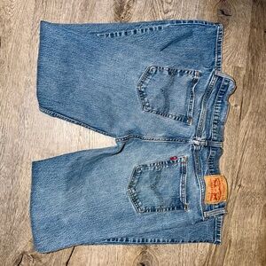 Levi's Men’s Straight Fit Blue Denim Jeans